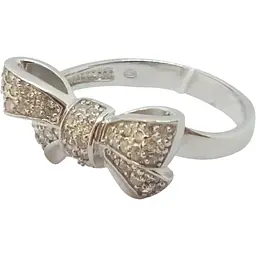 Срібне кільце Харківська ювелірна фабрика з фіанітами. 500146-Р 16,5 17,5