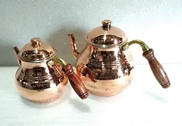 Двоярусний мідний чайник O.M.S. Collection 9260 (0,8/1,5 л.) - мініатюра 7