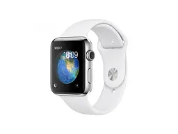 Смарт-годинник Apple Watch Series 2 42mm Silver Aluminum Case with White Sport Band (MNPJ2)