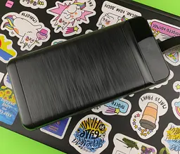 Внешний АКБ зарядное XO PR156 портативный аккумулятор с лампой 30000 mAh черный - миниатюра 3