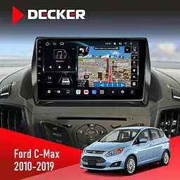 Штатна магнітола Ford C-Max 2010-2019 Decker D9-011 4x64, DSP, 4G, 360 Decker (НФ-00005559)