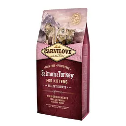 Сухий корм Carnilove Cat Salmon & Turkey Kitten 6 кг з лососем та індичкою для кошенят