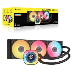 Система рідинного охолодження Corsair iCUE LINK TITAN 360 RX LCD (CW-9061023-WW) - мініатюра 6