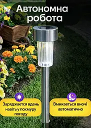 Набір акумуляторних металевих садових ліхтарів із сонячною панеллю 10 в 1 - мініатюра 8
