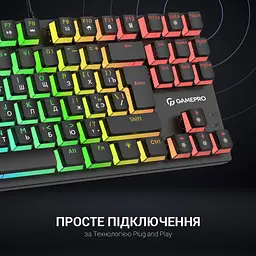 Клавіатура GamePro Red Switch механічна (MK80R) - мініатюра 9