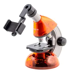 Мікроскоп Sigeta MIXI 40x-640x ORANGE (з адаптером для смартфона) - мініатюра 4