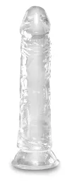Фалоімітатор Pipedream King Cock 8 Inch, 21,6 см (прозорий) - мініатюра 2