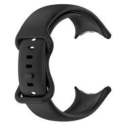 Силіконовий ремінець на смарт годинник Google Pixel Watch 3 45mm/4 45mm, Silicone, black, зі зручною застібкою, на фітнес браслет, ArmorStandart (ARM84019) - мініатюра 3
