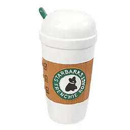 Іграшка для собак склянка з кавою з пищалкою 18 см Croci Coffe Take Away