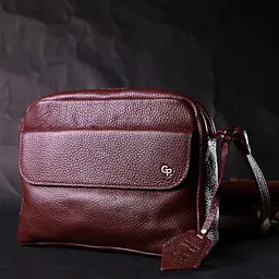 Шкіряна жіноча сумка GRANDE PELLE 23х17х7 см sum0023597 - мініатюра 8