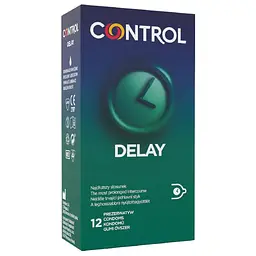 Презервативи з пролонгуючим ефектом Control Delay для більш тривалої насолоди, 12 шт CONTROL 8-4843 101890