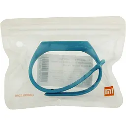 Ремінець Uwatch Double Color Replacement Silicone Band For Xiaomi Mi Band 2 Blue/White Line - мініатюра 3