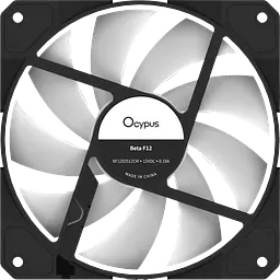 Вентилятор Ocypus Beta F12 ARGB Reverse Black (BETA-F12-BK1AM01X-GL) - мініатюра 3
