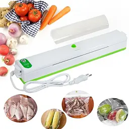 Вакуумний пакувальник харчовий 100W та гофровані пакети для вакууматора 15*500 см - мініатюра 2