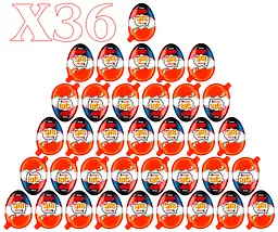 Комплект шоколадних яєць Kinder Joy Funko Netflix Stranger Things 36 шт по 20 г