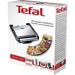 Гриль Tefal Panini Grill 2000 Вт чорно-сірий (GC241D38) - мініатюра 5