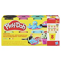 Набір маси для ліплення Play-Doh 8 баночок (G0513_G0692) - мініатюра 3
