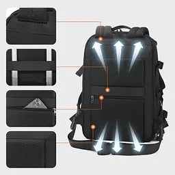 Рюкзак Tigernu T-B9235 15.6 Black - мініатюра 6