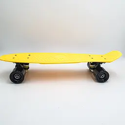 Пенні борд скейт 55х15см до 80кг ABEC 7 матові колеса скейтборд Penny Board Pastel Series жовтий - мініатюра 4