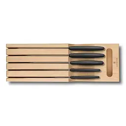 Набір кухонний Victorinox SwissClassic In-Drawer 5шт з чорн. ручкою з підставкою (5 ножів) - мініатюра 4