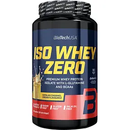 Протеїн BiotechUSA IsoWhey Zero Lactose Free Сatalan caramel cream 908 г
