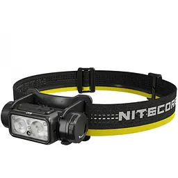 Ліхтар налобний Nitecore NU53 Білий + Червоний LED 1800 люмен 11 режимів 1x21700 USB-C датчик (1088-6-1542)