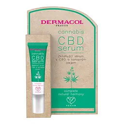 Сироватка для обличчя інтенсивно відновлююча Dermacol, з маслом конопель, 12 мл - мініатюра 2