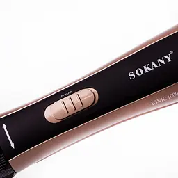 Фен-стайлер для волосся Sokany SD-903 з двома насадками, чорний з бронзою Sokany SD903 - мініатюра 4