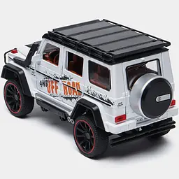 Колекційна металева модель автомобіля АвтоЕксперт Gelandewagen Off road V12 Turbo-4wd з інерцією, світлом та звуком 1:22 - мініатюра 7