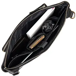 Чоловіча шкіряна сумка для ноутбука GRANDE PELLE 36х25х1,5 см sum0015577 - мініатюра 5