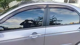 Дефлектори вікон для Kia Cerato 2003-2009 Скотч 3M Voron Glass - мініатюра 3
