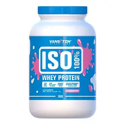 Протеїн Vansiton Iso Whey Protein Полуниця 1 кг