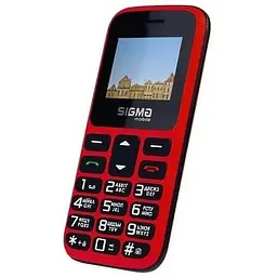 Телефон кнопковий Sigma Mobile Comfort 50 HIT червоний - мініатюра 5