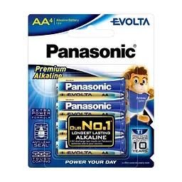 Батарейка AA Evolta лужна 4pcs Blister Panasonic (LR6EG/4B)