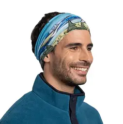 Шарф-труба Buff Coolnet UV+ National Parks, Glacier ONE SIZE Синій-Блакитний - мініатюра 2