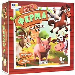 Настільна розважальна гра Strateg Моя ферма 30435 Різнокольоровий shop (2000990184528)