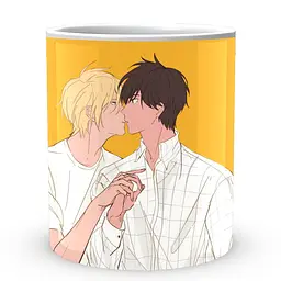 Кухоль GeekLand Banana Fish Бананова Риба Еш Ейджі BF 02.08 330 мл білий - мініатюра 2