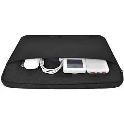 Сумка для ноутбука Wiwu Minimalist Laptop Sleeve 14'' чорний - мініатюра 3