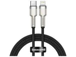 Кабель BASEUS Cafule Metal Type-C to Lightning PD 1m Black (CATLJK-A01)
