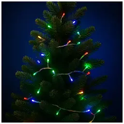 Гірлянда ColorWay LED 100 10м (8 функцій) різнокольорова (прозорий кабель) USB (CW-G-100L10UTMC) - мініатюра 3