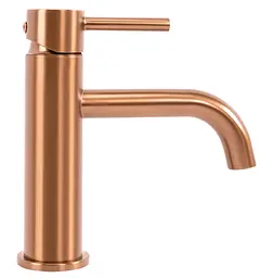 Змішувач для умивальника Rea Lungo brushed copper REA-B1112, Теплий захід сонця - мініатюра 5