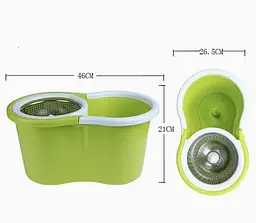 Швабра з відром обертове на 360° Rotary Mop Wash X ∙ Турбо-швабра 360° Rotary Mop Wash X з віджимом - мініатюра 4