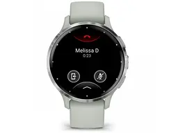 Смарт-годинник Garmin Venu 3S Silver S. Steel Bezel w. Sage Gray Case and S. Band (010-02785-01) - мініатюра 2