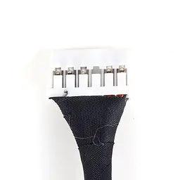 Роз'єм живлення для HP Pavilion 15-DC 15T-DC 15-EC 16-A 16T-A, (20см, double-row 12pin, з проводом/кабелем) - мініатюра 2
