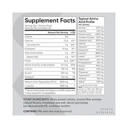 Протеїн Sport Research Whey Protein Isolate Creamy Vanilla 940 г - мініатюра 2