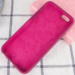 Чохол Silk Full Protective (AA) NO LOGO для Apple iPhone SE (2020) / 7 / 8 (4.7") Бордовий / Maroon - мініатюра 3