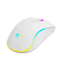 Ігрова мишка з RGB-підсвіткою, 4800 DPI, 6 клавіш White HV-MS1034 Havit - мініатюра 2