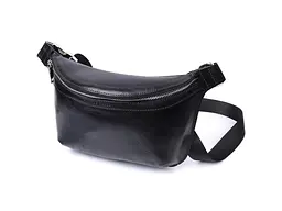 Шкіряна бананка унісекс GRANDE PELLE 25х15х4,5 см sum0026992 - мініатюра 1