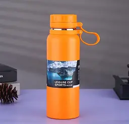 Термос Condor olDBro Stainless Steel Insulation Outdoor помаранчевий 800 мл - мініатюра 2