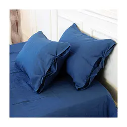 Наволочка MirSon Льон Natural Linen 45х45 Bluebottle (2200005372029)
